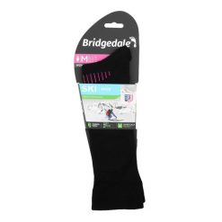 Skarpety narciarskie Bridgedale Ski Race. Czarne skarpety damskie Bridgedale, bez wzorów. Za 63.99 zł.