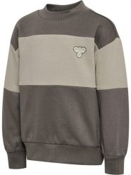 Hummel Bluza hmlMINI LOOSE BLOCK Luźny krój – DARK GULL GRAY. Szare bluzy damskie Hummel, bez wzorów, z bawełny, bez kaptura. Za 155.03 zł.