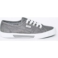 Pepe Jeans - Tenisówki Aberlady Fresh. Szare trampki i tenisówki damskie Pepe Jeans, z jeansu. W wyprzedaży za 139.90 zł.