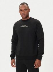 KARL LAGERFELD Bluza 705061 554942 Czarny Regular Fit. Czarne bluzy męskie KARL LAGERFELD, m, bez wzorów, z bawełny, bez kaptura. Za 509.99 zł.