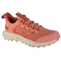Buty do chodzenia damskie Helly Hansen Featherswift Trail W. Niebieskie obuwie sportowe damskie Helly Hansen, bez wzorów, z materiału, trekkingowe. W wyprzedaży za 420.90 zł.