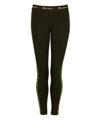 Legginsy fitness damskie. Zielone legginsy damskie Champion, s, bez wzorów, z bawełny, na fitness i siłownię. Za 103.00 zł.