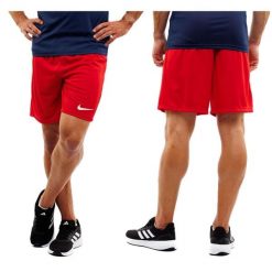 Spodenki treningowe męskie Nike Dry Park III. Czerwone szorty męskie Nike, m, bez wzorów, ze skóry. Za 60.00 zł.