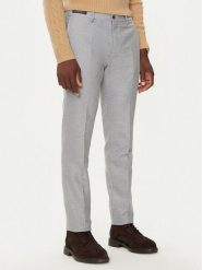 Paul&Shark Chinosy 14314061 Szary Slim Fit. Szare eleganckie spodnie męskie PAUL&SHARK, m, bez wzorów, z bawełny. Za 1,339.00 zł.