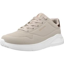 Buty SKECHERS UNO LITE SHIMMER ALONG Beżowy. Brązowe obuwie sportowe damskie Skechers, bez wzorów, z tkaniny, trekkingowe, Skechers Sport. Za 322.99 zł.
