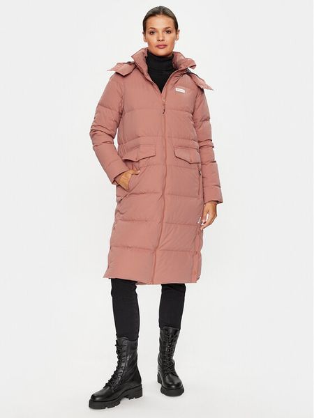 Maloja Kurtka puchowa Bormiom 34183-1-8583 Różowy Regular Fit. Czerwone kurtki damskie Maloja, s, bez wzorów, z puchu, bez kaptura. Za 1,909.00 zł.