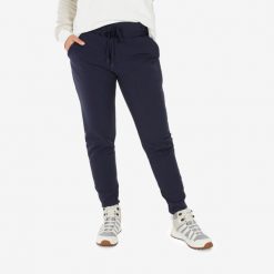 Spodnie turystyczne damskie Quechua NH500 Warm. Niebieskie spodnie sportowe damskie QUECHUA, xs, bez wzorów, z tkaniny, trekkingowe. Za 169.99 zł.