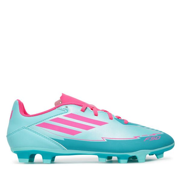 Buty do piłki nożnej adidas. Niebieskie buty sportowe męskie Adidas, bez zapięcia. Za 199.99 zł.