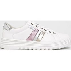 XTI - Buty. Białe obuwie sportowe damskie Xti, bez wzorów, z materiału, Adidas Advantage. W wyprzedaży za 99.90 zł.