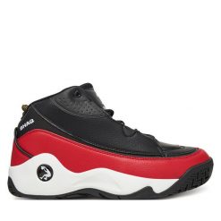 Buty do koszykówki SHAQ. Czerwone buty sportowe męskie Shaq, bez zapięcia, do koszykówki. Za 269.99 zł.