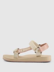 4F Sandały SVING dziewczęce - kremowe 34. Białe sandały dziewczęce 4f, z gumy, bez zapięcia. Za 99.99 zł.