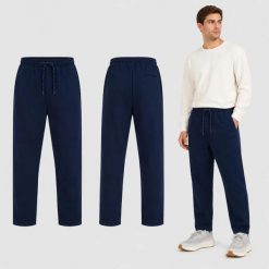 SPODNIE MĘSKIE 4F JOGGERY SPORTOWE CASUAL 3XL M1675 SS26. Niebieskie spodnie sportowe męskie 4f, m, bez wzorów, z bawełny, na fitness i siłownię. Za 159.99 zł.