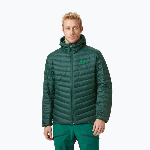 Kurtka puchowa męska Helly Hansen Verglas Hooded Down Insulator. Zielone kurtki męskie Helly Hansen, m, bez wzorów, z puchu, casualowe, bez kaptura. Za 789.99 zł.
