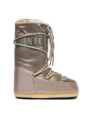 Moon Boot Śniegowce 80D1401680 M Złoty. Żółte buty zimowe dziewczęce Moon Boot, bez wzorów, ze skóry, bez zapięcia. Za 759.99 zł.