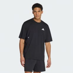 Koszulka treningowa z grafiką Climacool Fun. Czarne koszulki sportowe męskie Adidas, m, z aplikacjami, z bawełny, bez kołnierzyka, bez ramiączek, na fitness i siłownię, climacool (adidas). Za 149.00 zł.