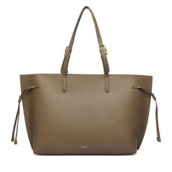 Torebka Furla. Brązowe torebki do ręki damskie Furla, bez wzorów, bez dodatków. Za 1,574.00 zł.