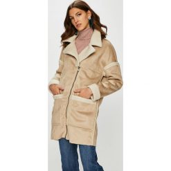 Only - Płaszcz Felicity. Brązowe kurtki damskie Only, l, bez wzorów, z materiału, bez kaptura. W wyprzedaży za 249.90 zł.