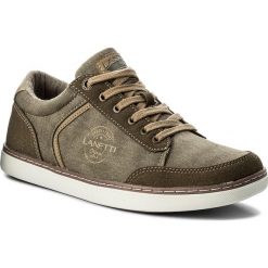 Półbuty LANETTI - MP07-17065-01 Khaki. Półbuty na co dzień męskie marki Lanetti. Za 119.99 zł.