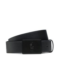 Pasek Polo Ralph Lauren. Czarne paski damskie Polo Ralph Lauren, bez wzorów. Za 389.99 zł.