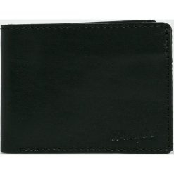 Wrangler - Portfel skórzany. Czarne portfele męskie Wrangler, z materiału. Za 269.90 zł.