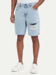 Karl Lagerfeld Jeans Szorty jeansowe B2M10139 Niebieski jasny Relaxed Fit. Niebieskie szorty męskie Karl Lagerfeld Jeans, m, bez wzorów, z bawełny. Za 569.99 zł.