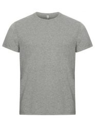 Clique Classic OC-T T-shirt z 100% bawełny organicznej szary melanż. Szare t-shirty męskie CLIQUE, m, bez wzorów, z bawełny, klasyczne, bez kołnierzyka. Za 100.07 zł.