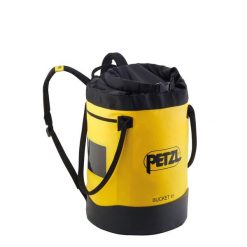 Worek na linę Petzl Bucket 45 - yellow. Żółte plecaki damskie Petzl, bez wzorów. Za 345.99 zł.