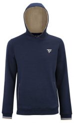 Bluza z kapturem męska Tecnifibre Fleece Hoodie. Niebieskie bluzy męskie TECNIFIBRE, m, bez wzorów, z bawełny, z kapturem. Za 299.00 zł.