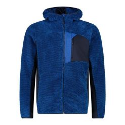 Bluza męska turystyczna CMP 34P1707. Niebieskie bluzy męskie CMP, m, bez wzorów, bez kaptura. Za 340.00 zł.