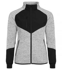 Clique Haines Women Polarowa kurtka z softshellem – Ash. Szare kurtki damskie CLIQUE, m, bez wzorów, z polaru, bez kaptura. Za 279.50 zł.
