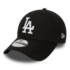 Czapka z daszkiem New Era MLB Los Angeles Dodgers. Czarne czapki i kapelusze męskie New Era, bez wzorów, z poliesteru, eleganckie. Za 109.99 zł.