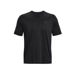 Koszulka Under Armour Tech vent. Czarne koszulki sportowe męskie Under Armour, xl, bez wzorów, z materiału, bez kołnierzyka, bez ramiączek, na fitness i siłownię. Za 170.20 zł.