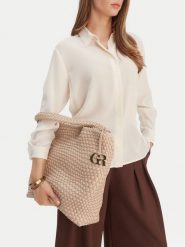 GINO ROSSI Torebka C-JERRY-LT22070 Beżowy. Brązowe torebki do ręki damskie Gino Rossi, bez wzorów, z materiału, bez dodatków. Za 299.99 zł.