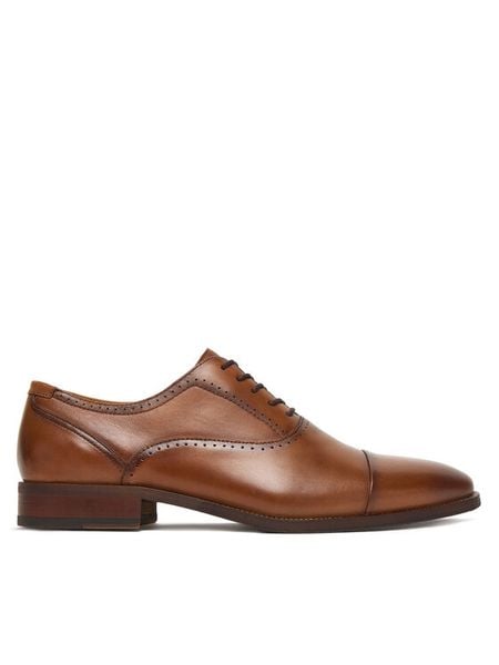Aldo Półbuty Abawienflex 13265391 Brązowy. Brązowe eleganckie półbuty Aldo, ze skóry, wizytowe, bez zapięcia. Za 579.99 zł.