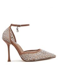Steve Madden Szpilki Sparx-MS 11005255 Brązowy. Brązowe szpilki damskie Steve Madden, bez wzorów, z materiału, bez obcasa, bez zapięcia. Za 639.99 zł.