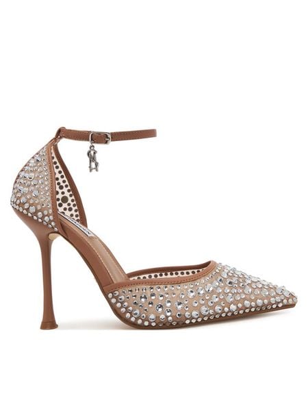 Steve Madden Szpilki Sparx-MS 11005255 Brązowy. Brązowe szpilki damskie Steve Madden, bez wzorów, z materiału, bez obcasa, bez zapięcia. Za 607.99 zł.