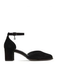 Lasocki Czółenka CEO-WB-VELA-02 Czarny. Czarne czółenka damskie Lasocki, bez wzorów, ze skóry, bez obcasa, bez zapięcia. Za 229.99 zł.