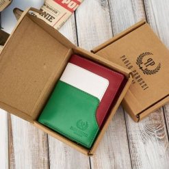 Paolo Peruzzi Portfel męski skórzany Italia AV-07-MC. Portfele męskie Paolo Peruzzi, bez wzorów. Za 103.33 zł.
