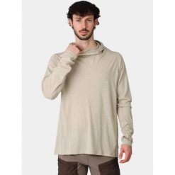 T-shirt męski Fjallraven Abisko Wool M. Brązowe bluzki z długim rękawem męskie Fjällräven, m, bez wzorów, bez kołnierzyka. Za 568.15 zł.
