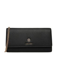 Torebka Nine West. Czarne torebki do ręki damskie Nine West, bez wzorów, wizytowe, bez dodatków. Za 119.99 zł.