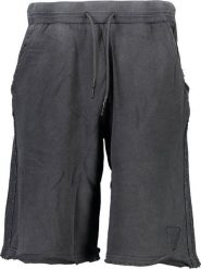 Guess Jeans GUESS JEANS CZARNE MĘSKIE BERMUDY L. Czarne krótkie spodenki sportowe męskie Guess Jeans, l, z aplikacjami, z jeansu. Za 264.00 zł.