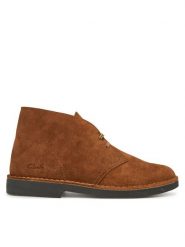 Clarks Trzewiki Desert Bt Evo 26181145 Brązowy. Brązowe botki męskie Clarks, bez wzorów, ze skóry, bez zapięcia. Za 539.99 zł.