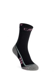 Skarpety damskie CMP Trekking Sock SuperSoft 50 Mid. Czarne skarpety damskie CMP, bez wzorów, z bawełny. Za 43.99 zł.