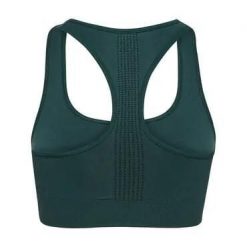 Bezszwowy biustonosz dla kobiet Hummel Shaping. Zielone obuwie sportowe damskie Hummel, bez wzorów, z materiału, na fitness i siłownię. Za 166.00 zł.