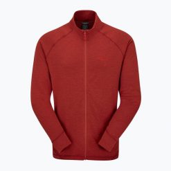 Bluza męska Rab Nexus. Czerwone bluzy sportowe męskie RAB, m, bez wzorów, bez kaptura, trekkingowe. Za 329.99 zł.