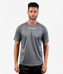 Koszulka piłkarska dla dzieci Givova One. Niebieskie t-shirty dla chłopców Givova, bez wzorów, z materiału, bez ramiączek. Za 32.97 zł.