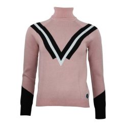 Damski sweter z golfem Peak Mountain Adonie. Czerwone bluzy sportowe damskie Peak Mountain, na zimę, bez wzorów, sportowe, bez kołnierzyka, bez ramiączek, bez kaptura. W wyprzedaży za 233.00 zł.