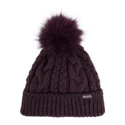 Czapka zimowa damska Regatta Lovella VI. Czerwone czapki i kapelusze damskie Regatta, na zimę, bez wzorów, sportowe. Za 39.99 zł.