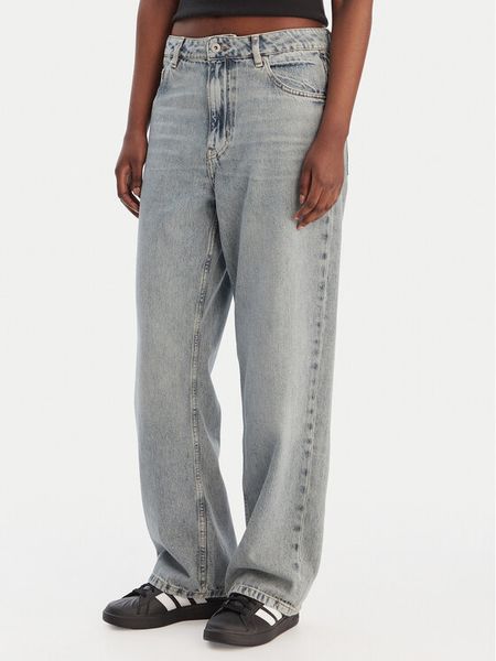 HUGO Jeansy Leni_B 50557383 Niebieski Regular Fit. Niebieskie jeansy damskie Hugo. Za 341.99 zł.