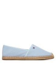 Tommy Hilfiger Espadryle Flag Canvas Espadrille FW0FW08541 Błękitny. Niebieskie espadryle damskie Tommy Hilfiger, bez wzorów, z materiału, bez obcasa, bez zapięcia. Za 249.99 zł.